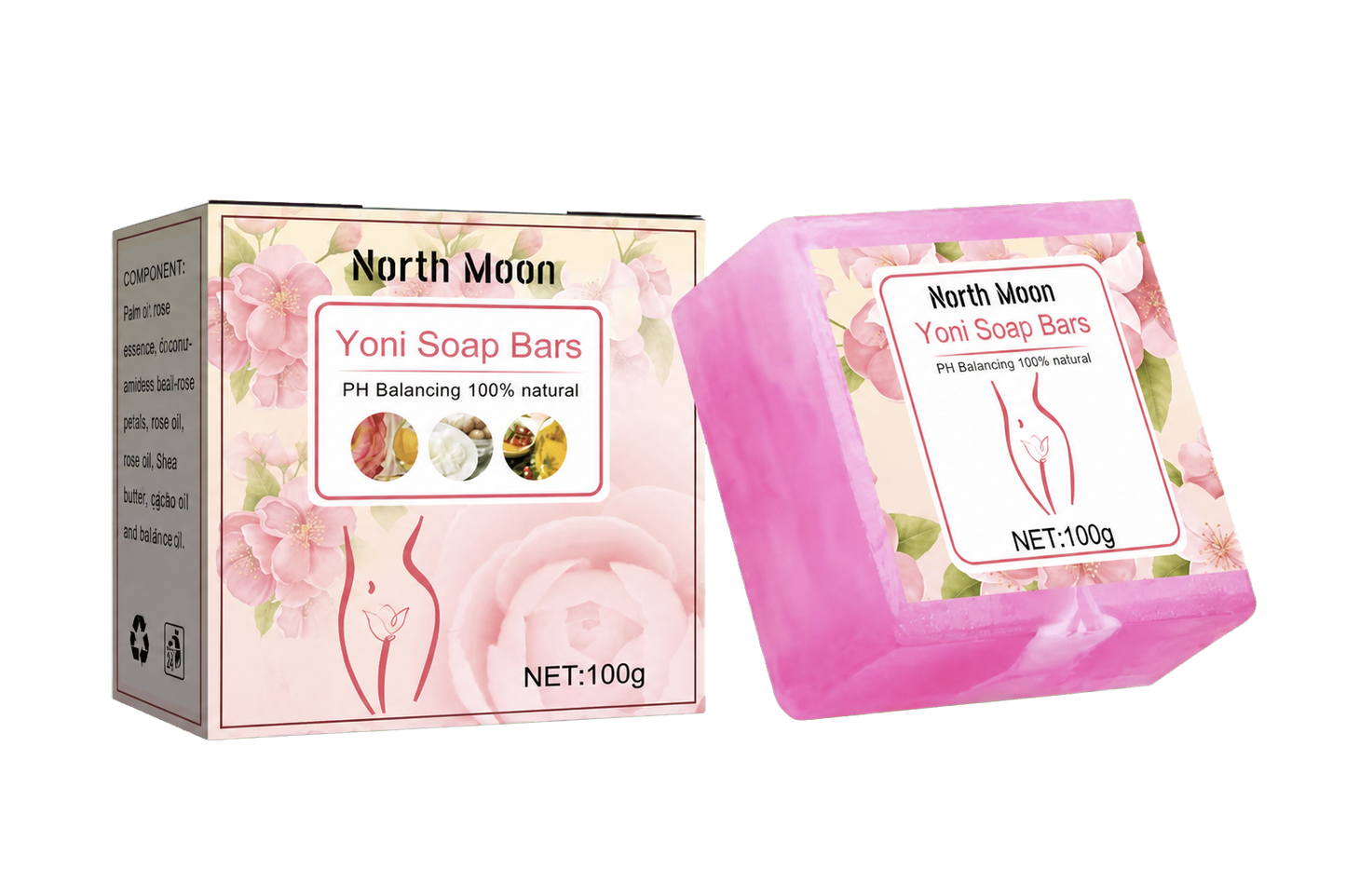 Jabón íntimo natural suave