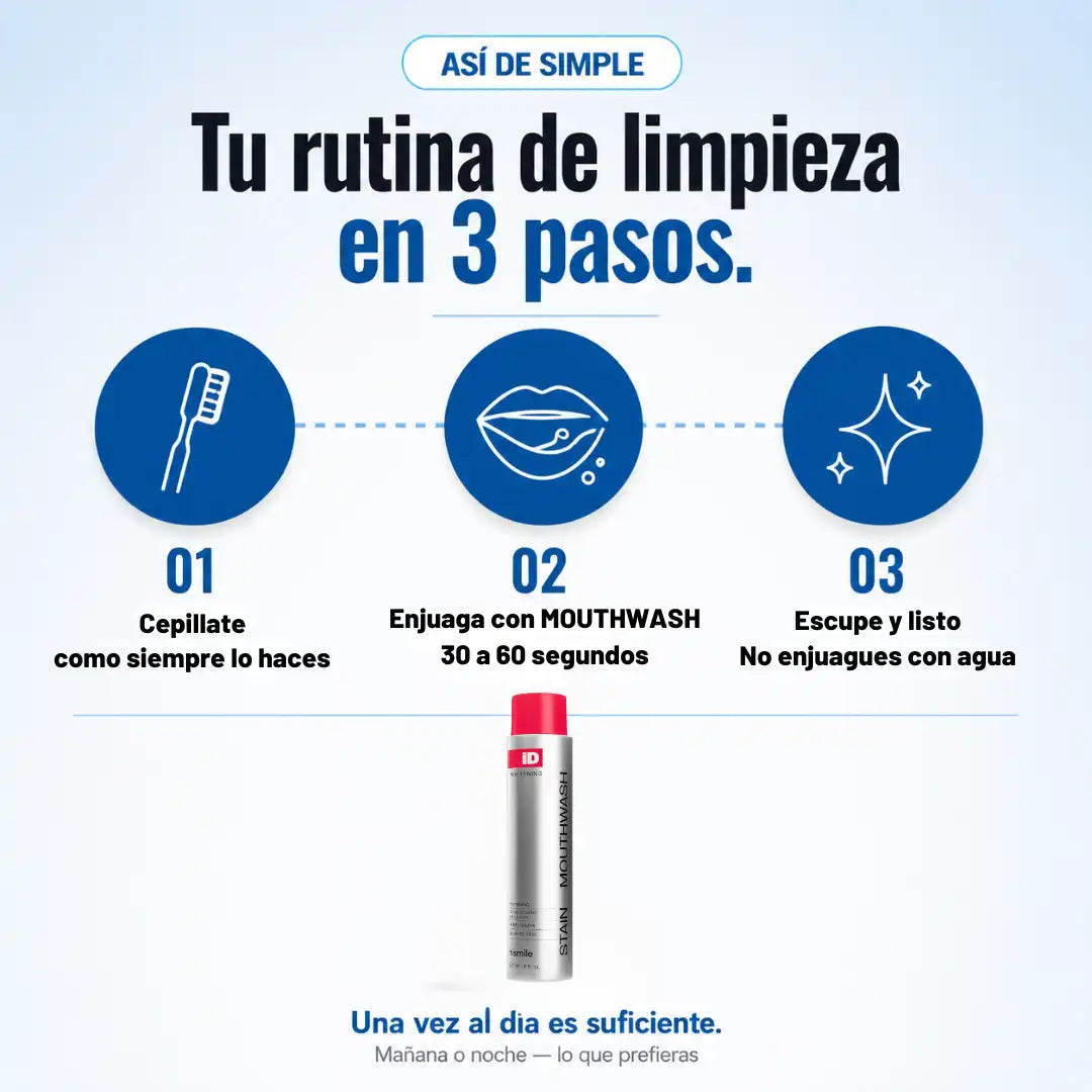 MOUTHWASH — Limpieza profunda en 30 segundos