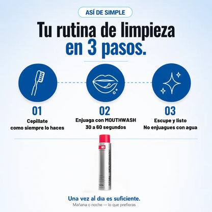 MOUTHWASH — Limpieza profunda en 30 segundos