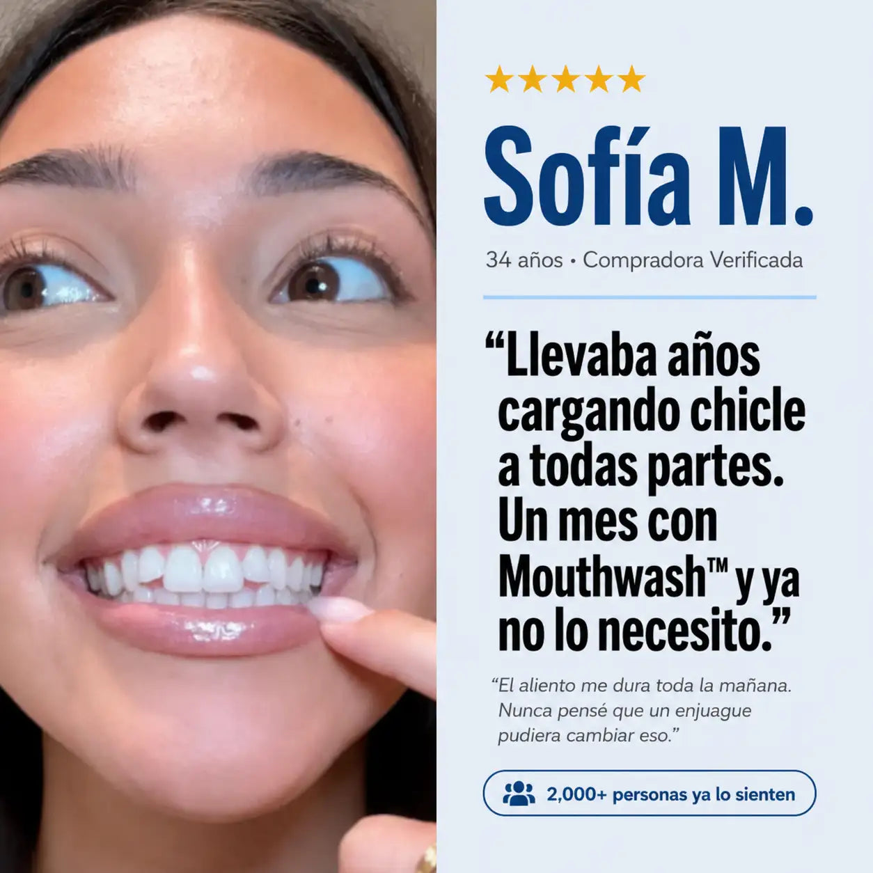 MOUTHWASH — Limpieza profunda en 30 segundos