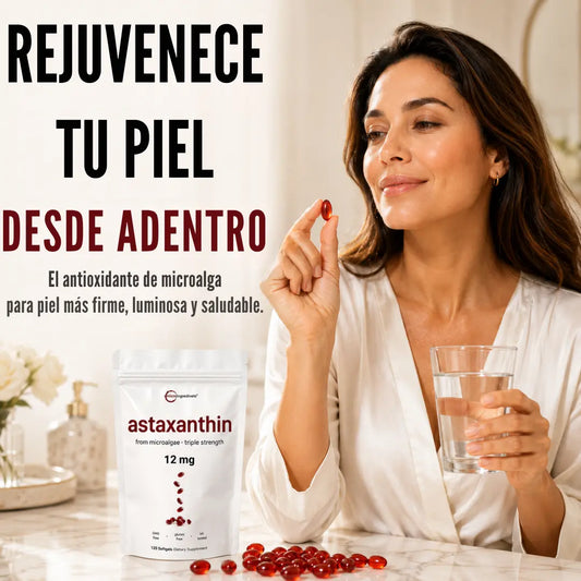 Astaxanthin™ — El Rey Antioxidante que Protege tu Piel desde Adentro