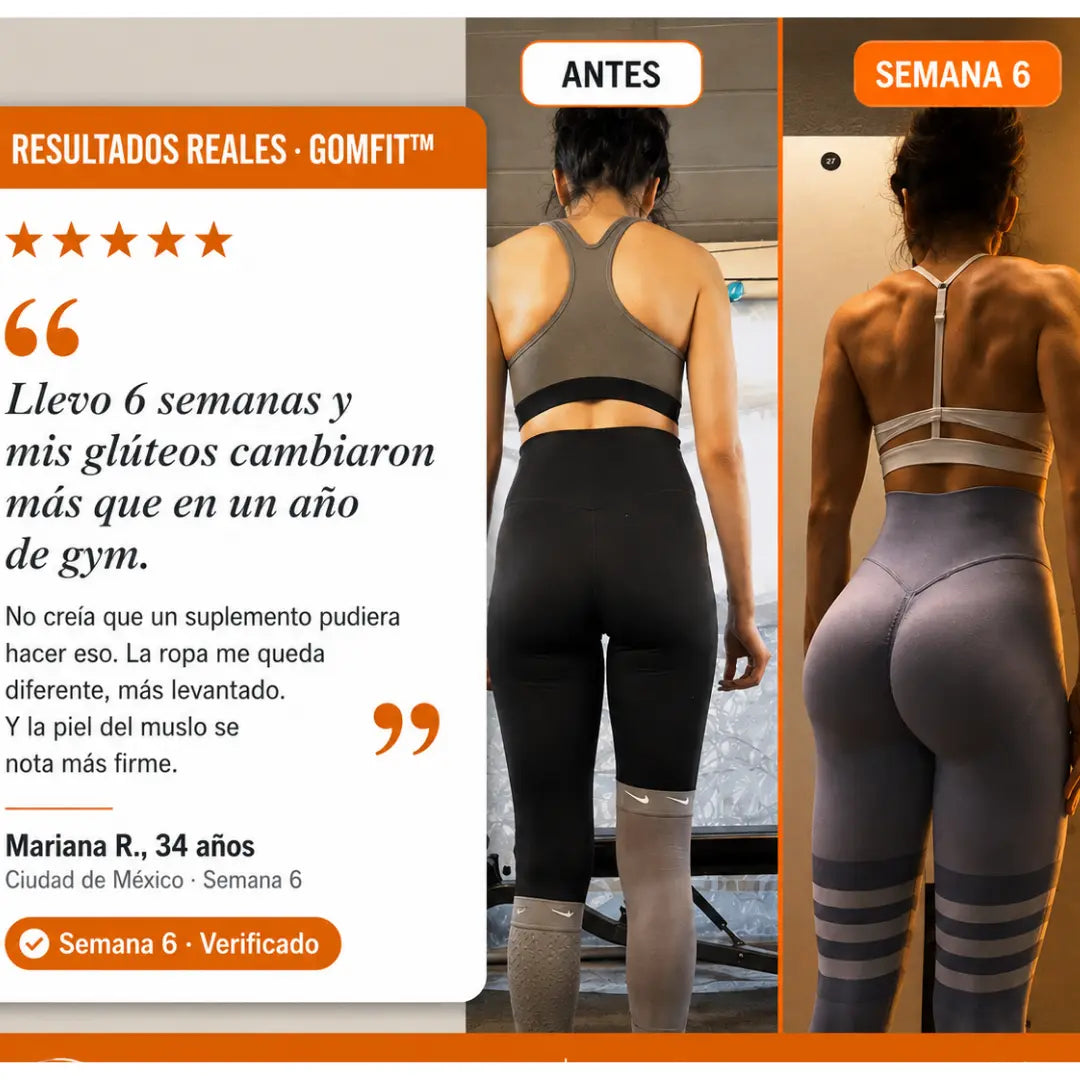 GOMFIT™ — Creatina en gomita para glúteos más firmes