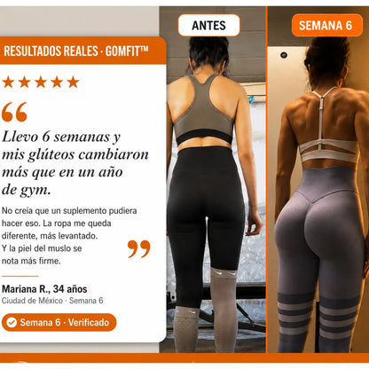 GOMFIT™ — Creatina en gomita para glúteos más firmes