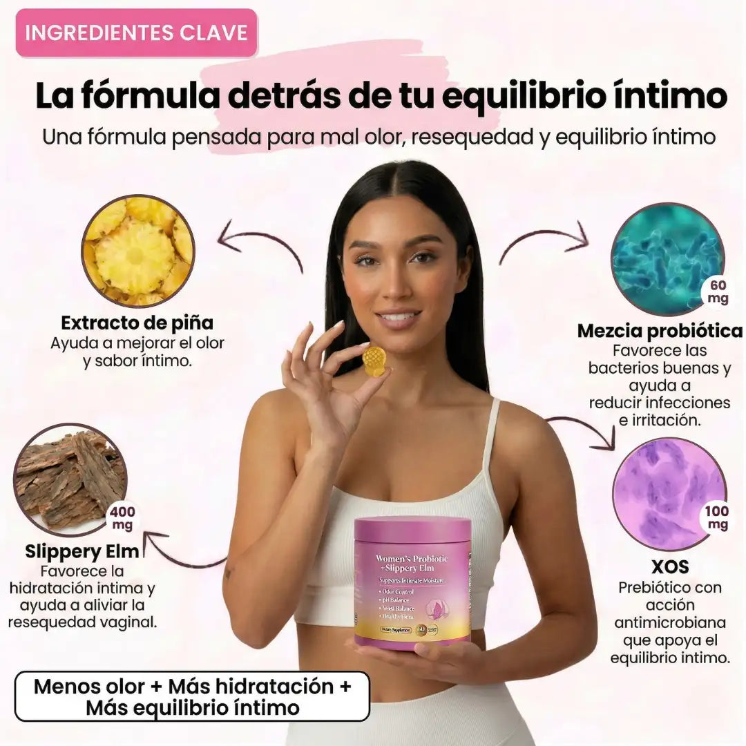 HerBiotic™ | Controla el mal olor y restaura la humedad íntima