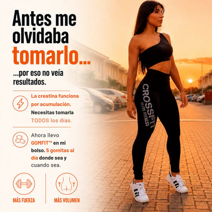 GOMFIT™ — Creatina en gomita para glúteos más firmes