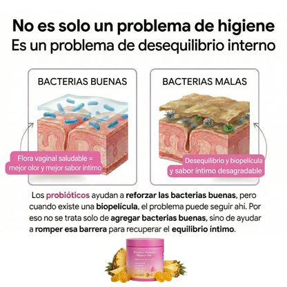 HerBiotic™ | Controla el mal olor y restaura la humedad íntima