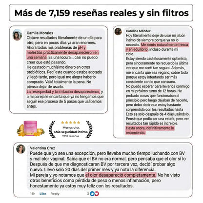 HerBiotic™ | Controla el mal olor y restaura la humedad íntima