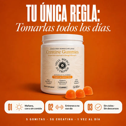 GOMFIT™ — Creatina en gomita para glúteos más firmes