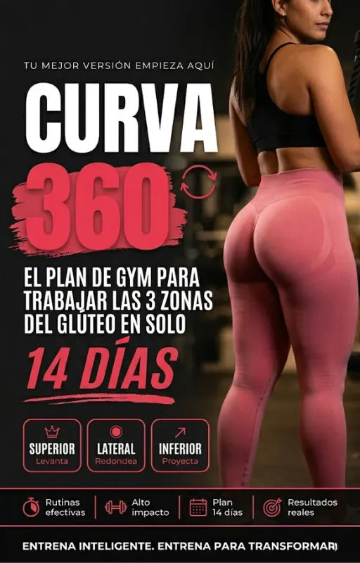 Curva 360: El Plan de Gym Para Trabajar Gluteos