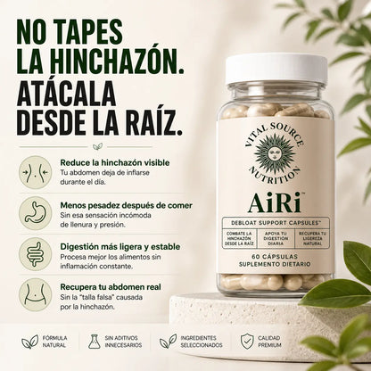 AiRi – Elimina la hinchazón y deja de sentirte inflamada todo el día