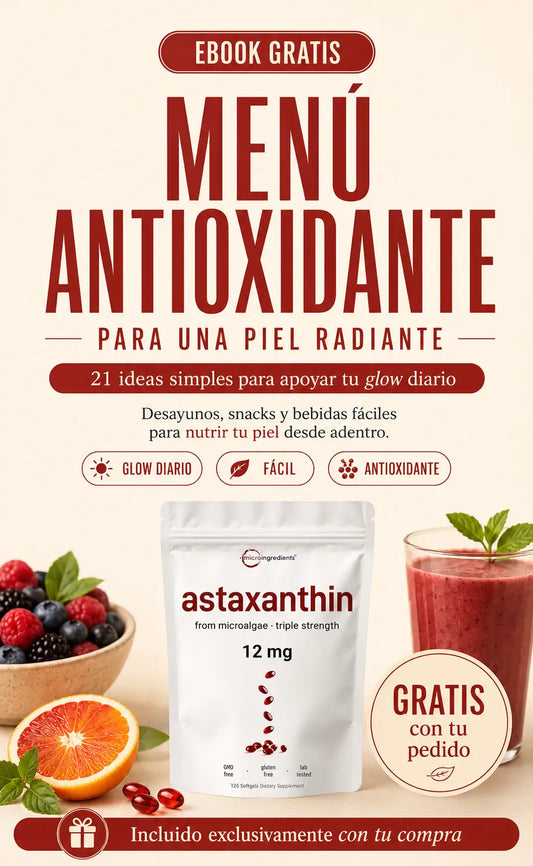 Menú Antioxidante - Para una Piel Radiante